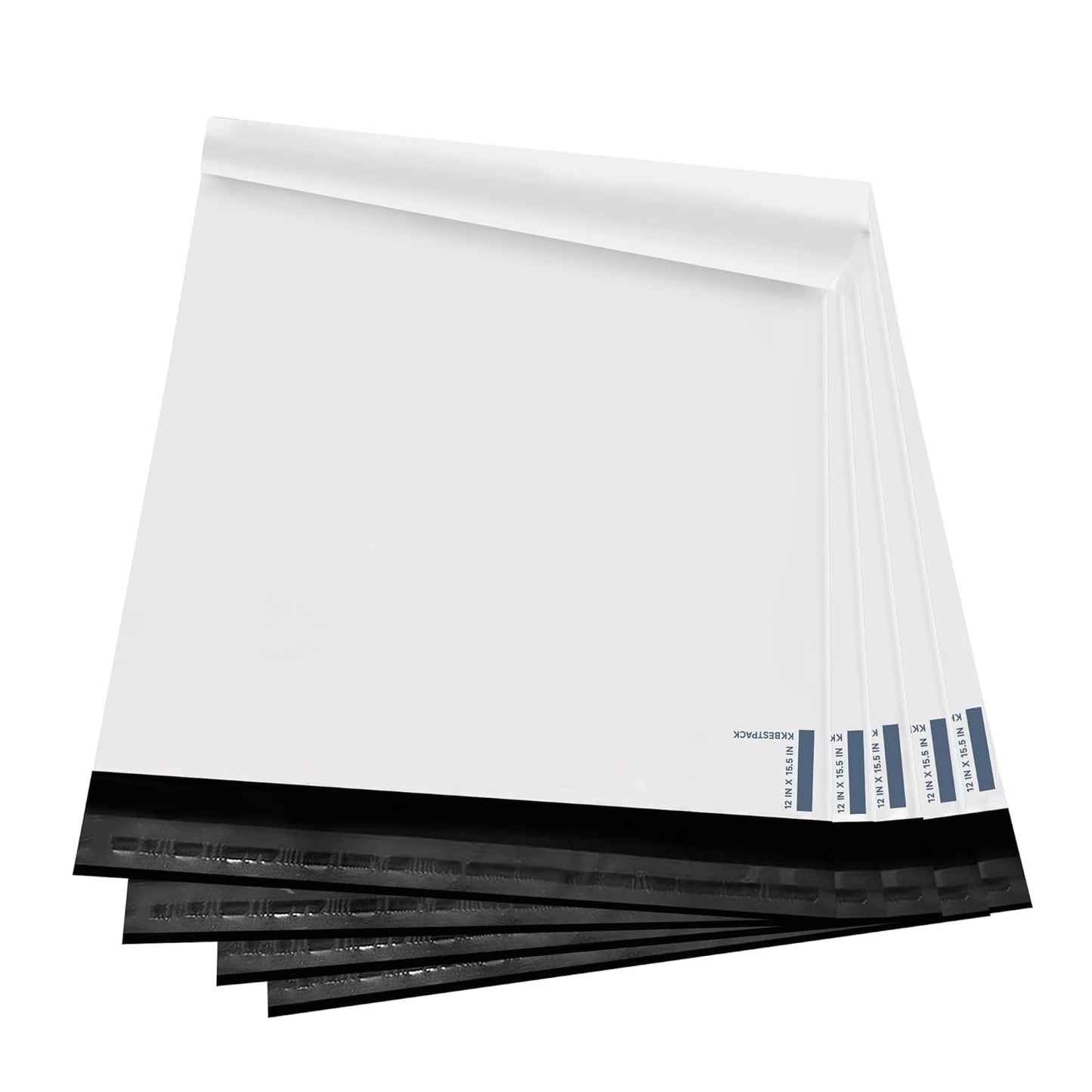 12 x 15.5 Poly Mailers Shipping Envelopes (White)