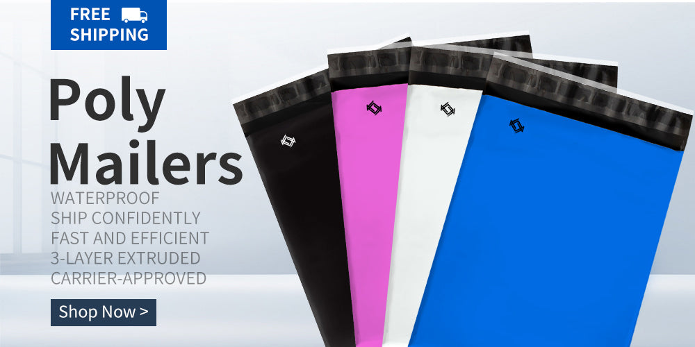 Poly mailer banner