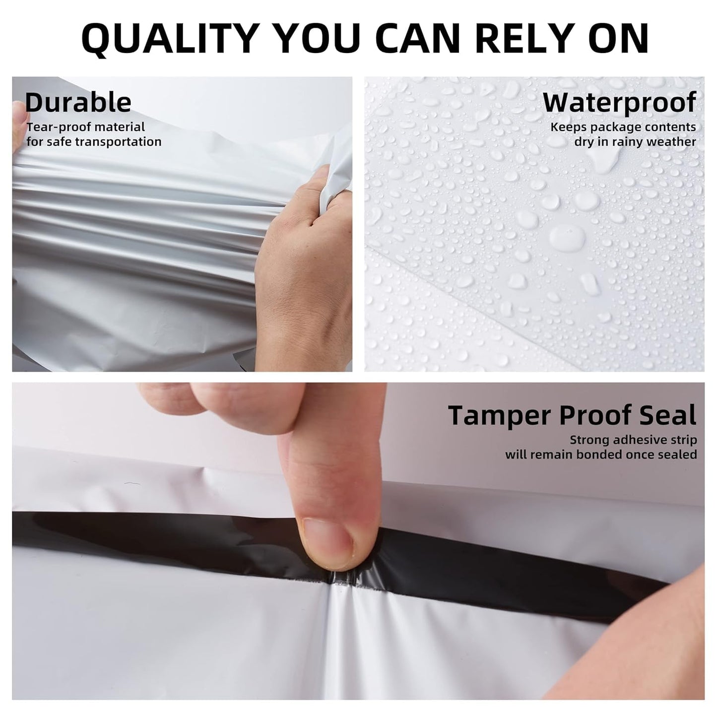 19 x 24 Poly Mailers Shipping Envelopes (White)