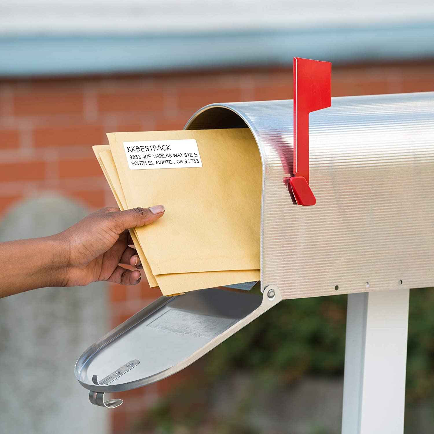 30 Up Shipping Address Labels – 1” x 2-5/8” Self-Adhesive Barcode FNSKU Stickers (For Inkjet and Laser Printer) - KKBESTPACK