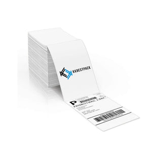 4" x 6" Fan Fold Direct Thermal Shipping Labels - KKBESTPACK