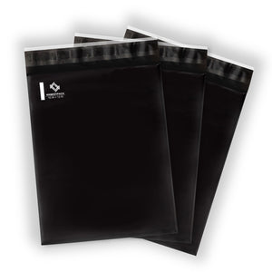24 x 24 Poly Mailers Shipping Envelopes (Black) - KKBESTPACK